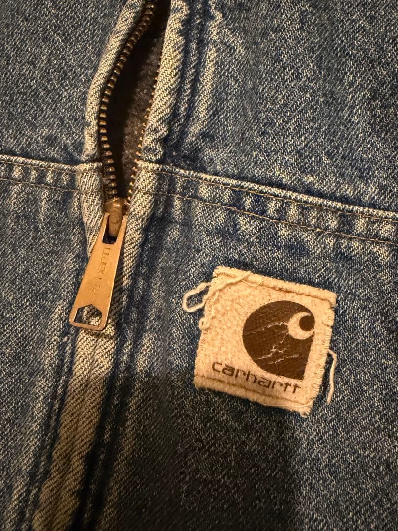 90s Carhartt USA製　カーハート　デニム　アクティブジャケット