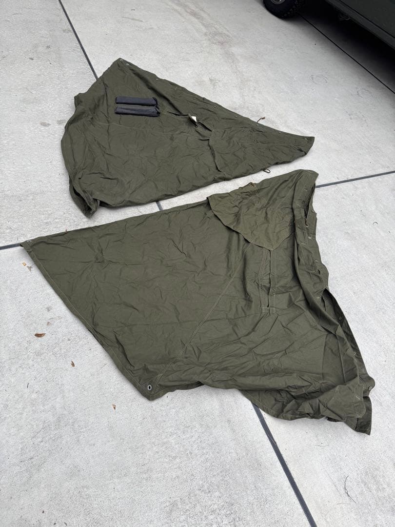 ポーランド軍ポンチョテント一式 サイズ2 パップテント 軍幕