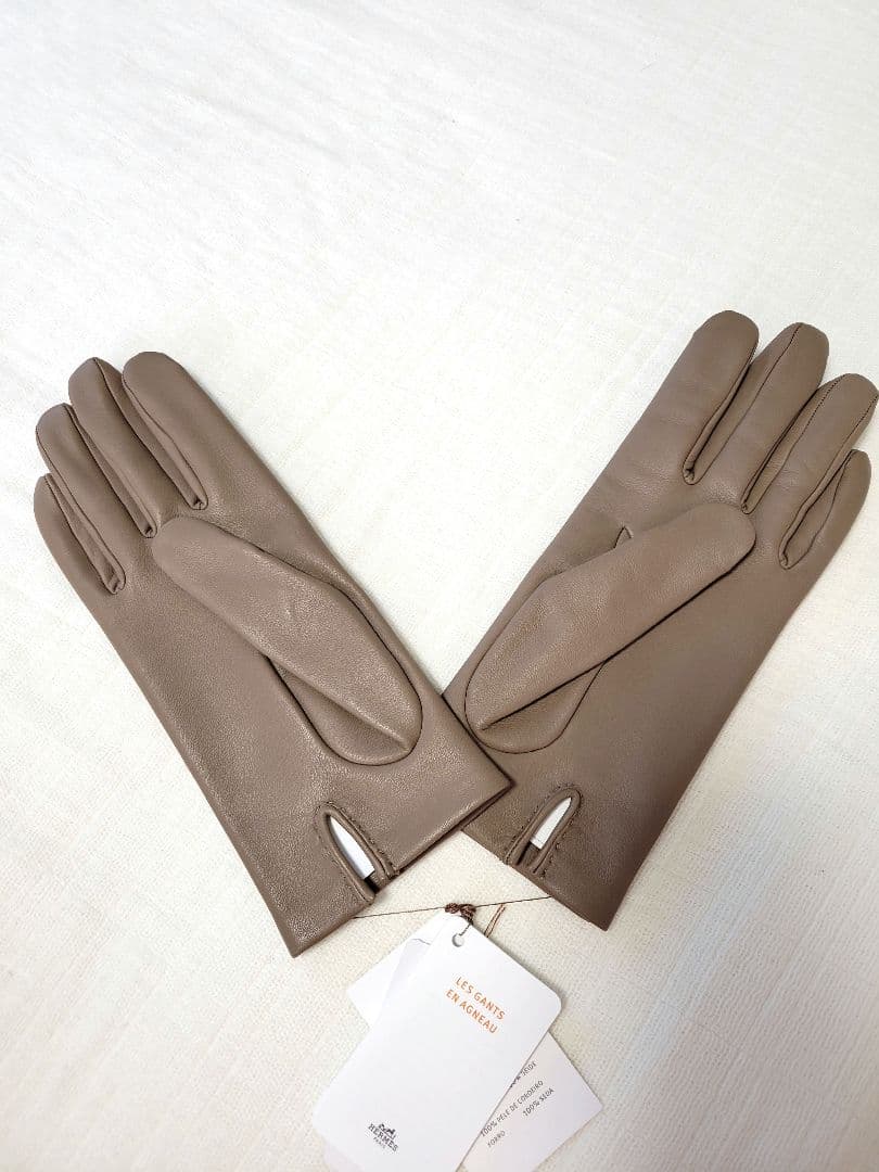 本日のみお値下げします！エルメス　グローブ　エトゥープ　新品未使用
