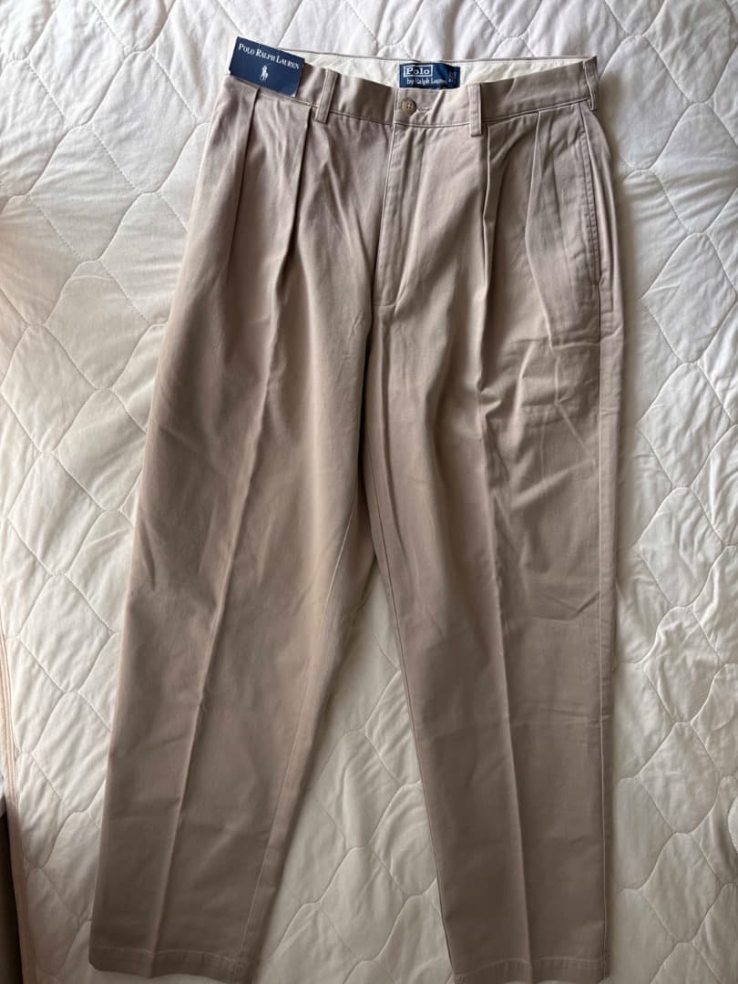 新品90s Polo Ralph Lauren ポロ ラルフローレン チノパンツ