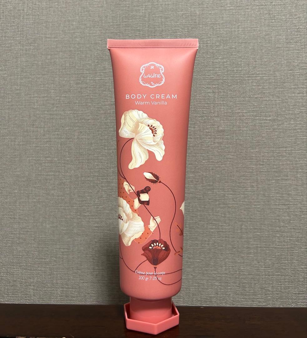 Lalineウォームバニラ ボディクリーム 、ハンドクリーム、ボディオイル