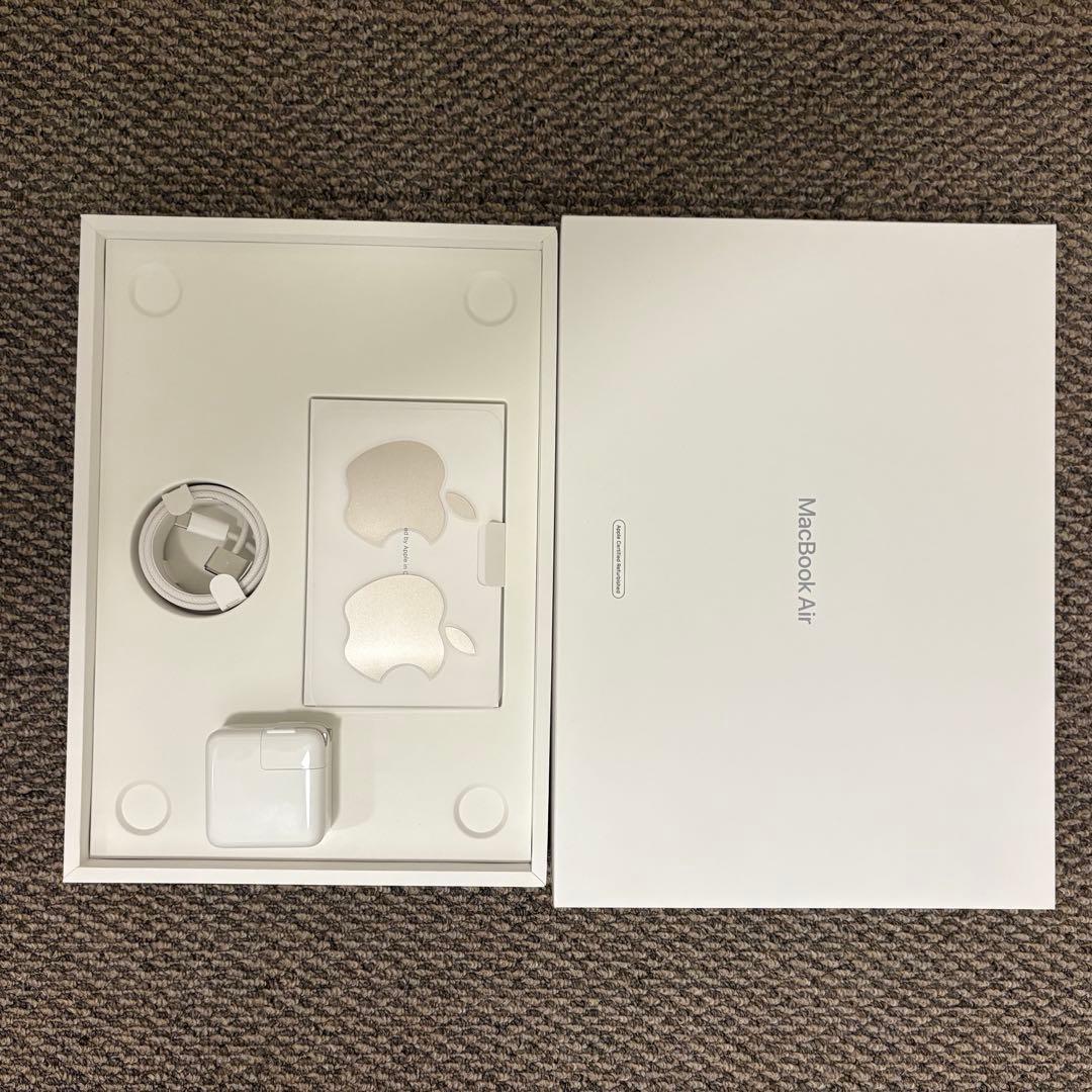 A*R様 【美品】MacBookair M2 8GB 512 bat100% 付