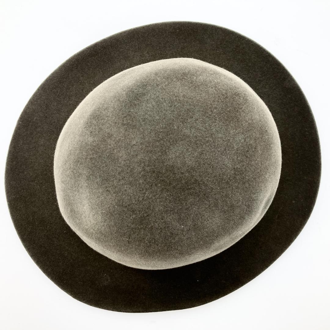 レア 美品　ボルサリーノ　トリオンフォ　XX　ハット　帽子　カーキ　60s