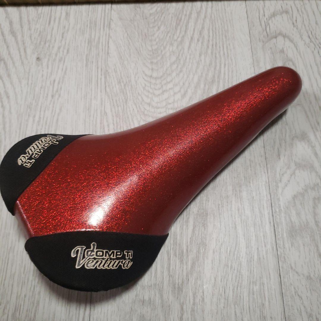 激レア！　SDG VENTURA comp ti レッド　 チタンレール　サドル