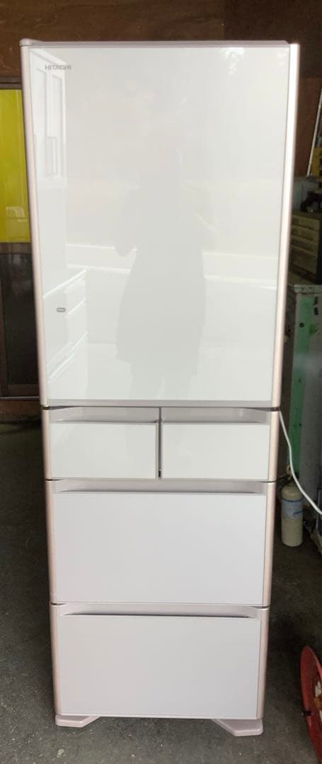 5ドア冷蔵庫 日立 R-S4000GL(XN) 401L 16年製 真空チルド