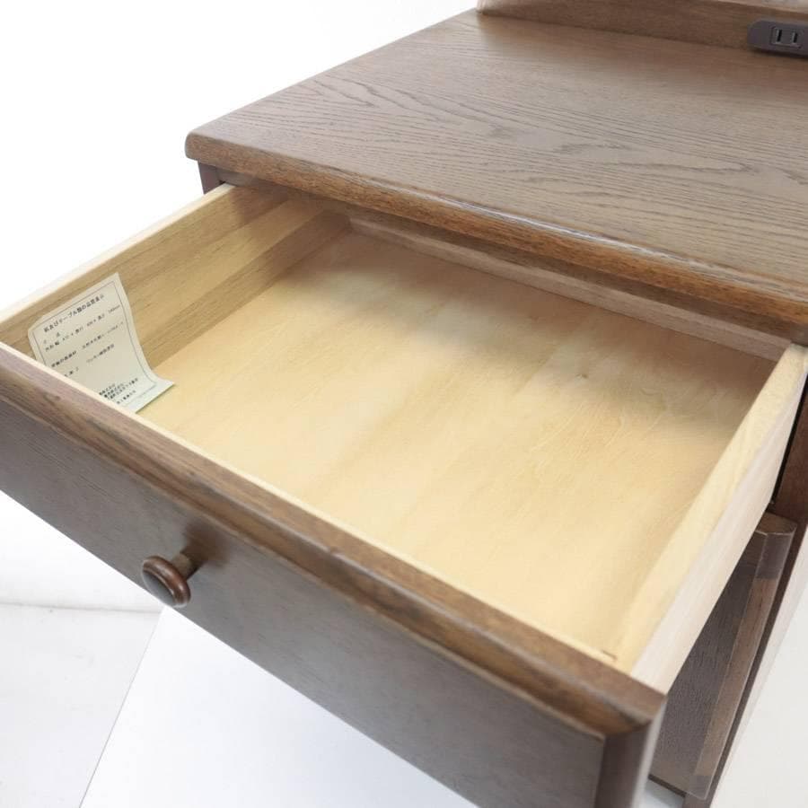 カリモク家具 ナイトテーブル サイドテーブル コンセント付き AT8710MW