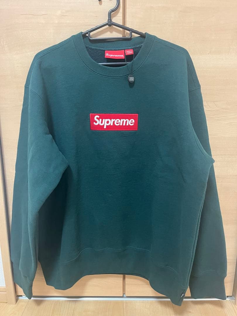Supreme ボックスロゴダークグリーン トSサイズ