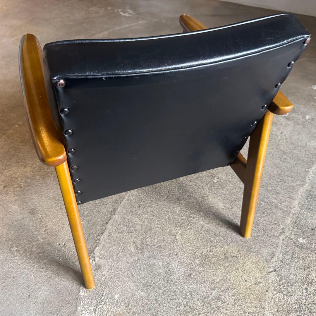 【da1s2c】カリモク60 Kチェアミニ　子供用 1人掛けソファ 黒