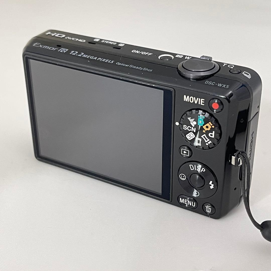 SONY Cyber-shot DSC-WX5 黒 デジカメ コンデジ