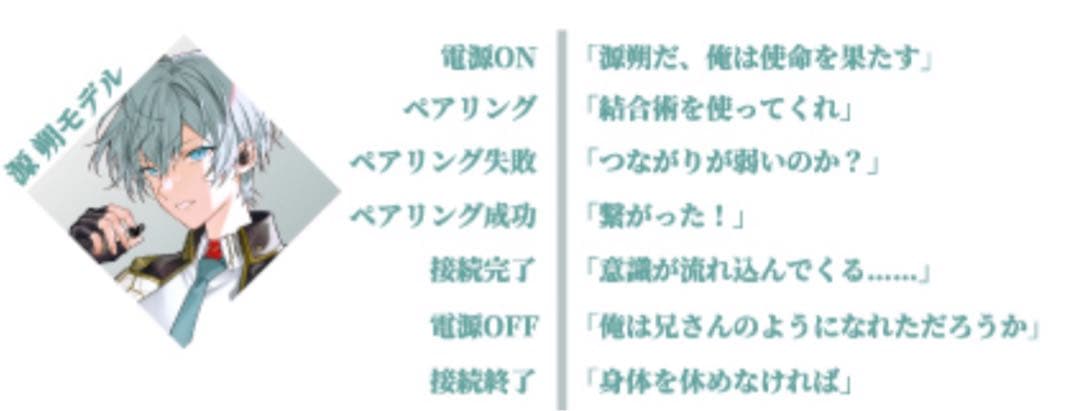 ワイヤレスイヤホン CP-TWS01A『結合男子』コラボ　源 朔　オンキヨー