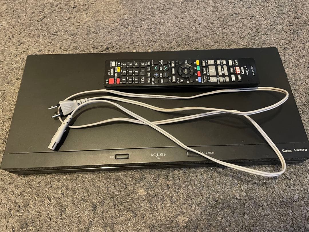 【※ジャンク品】AQUOS BDレコーダー HDMI端子付き