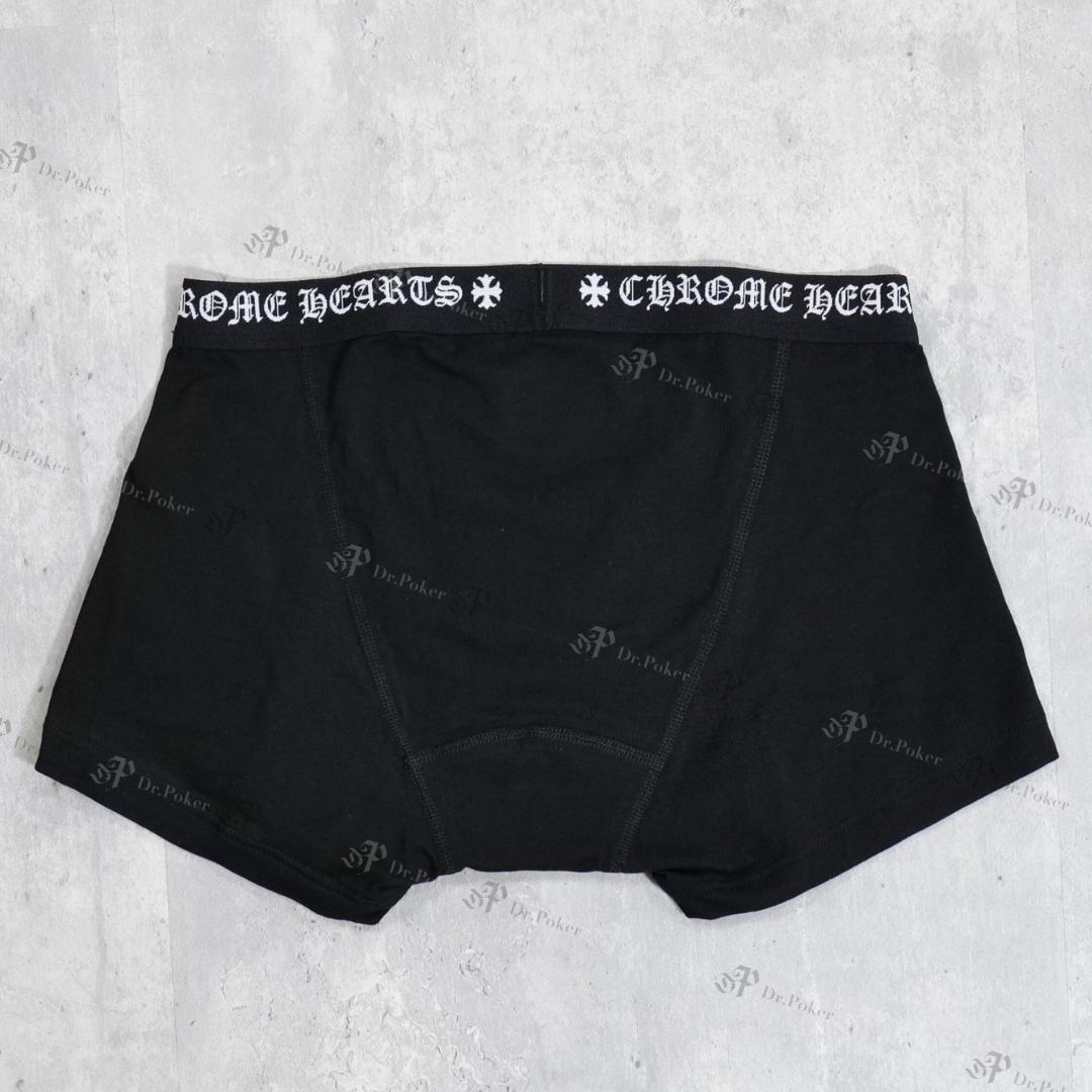 【新品】 Chrome Hearts ショート ボクサー ブリーフ 黒×白 S