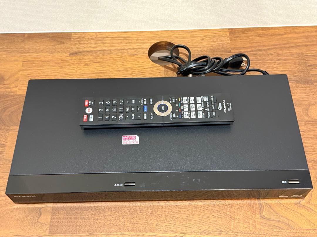 FUNAI ブルーレイディスクレコーダー HDD容量1TB FBR-HW1010