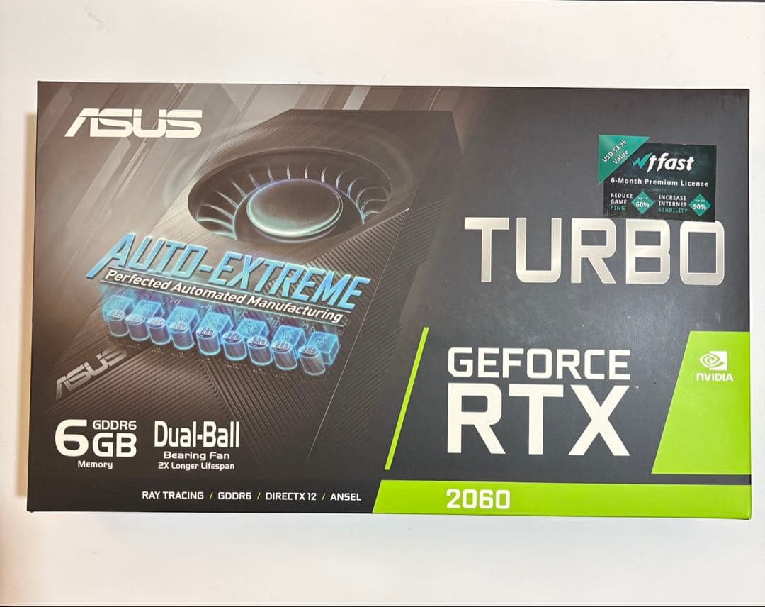 グラフィックボード・グラボ・ビデオカード ASUS NVIDIA GeForce RTX 2060 6GB GDDR6