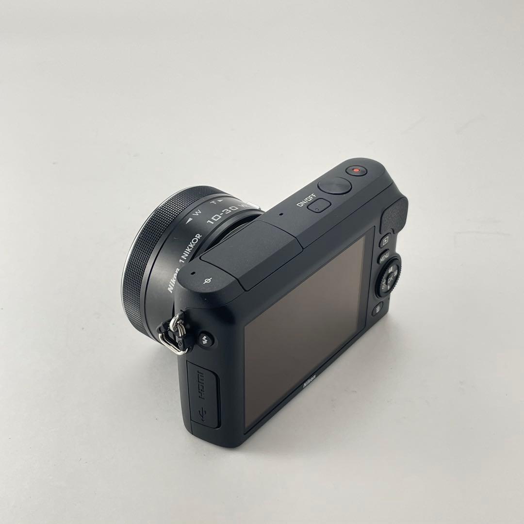 【ショット数100・返品保証】Nikon1 S2 ブラック 標準レンズキット