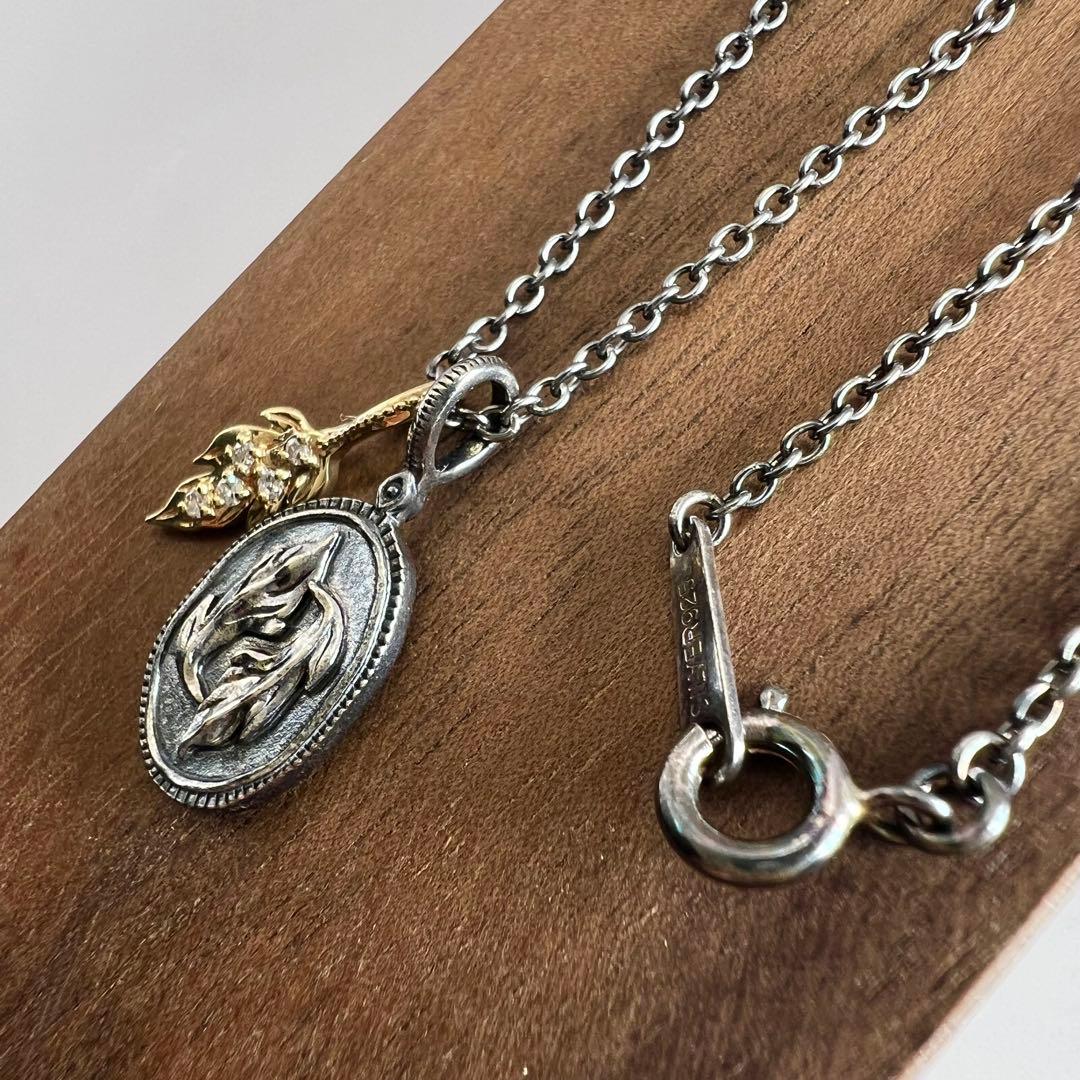 アガット　チャーム　ネックレス