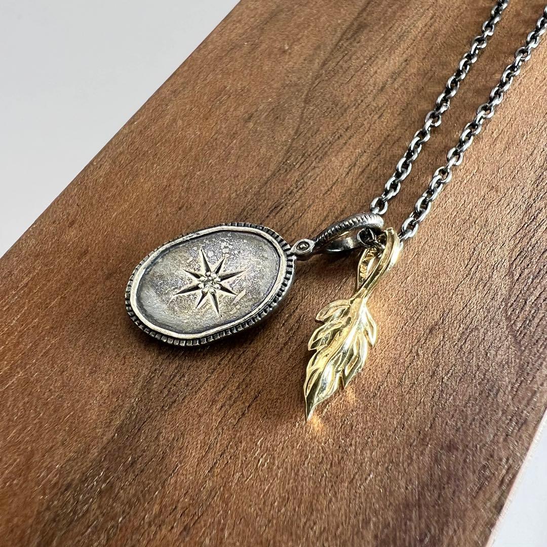 アガット　チャーム　ネックレス