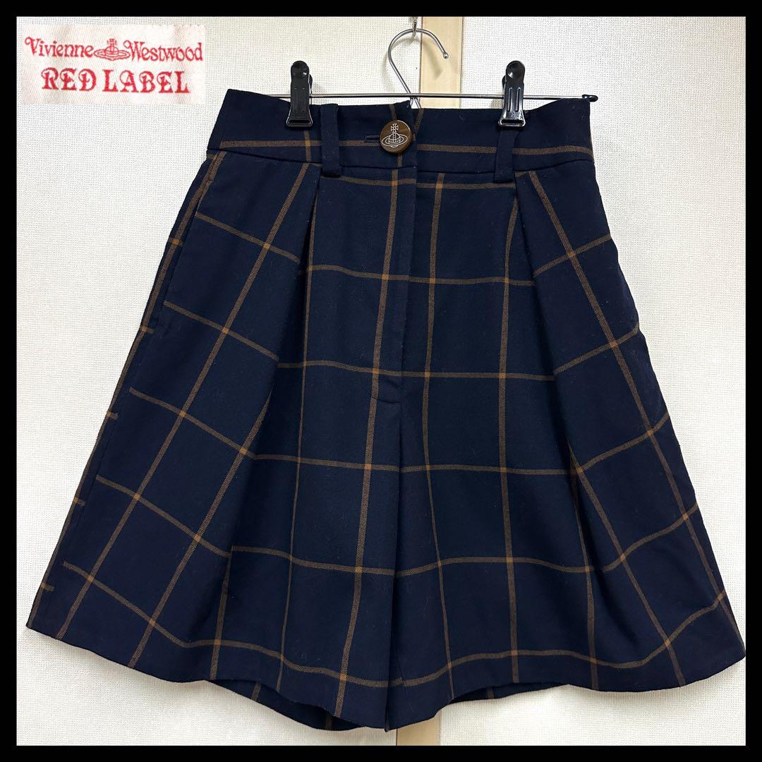 Vivienne Westwood ハーフパンツ チェック柄 ヴィヴィアン