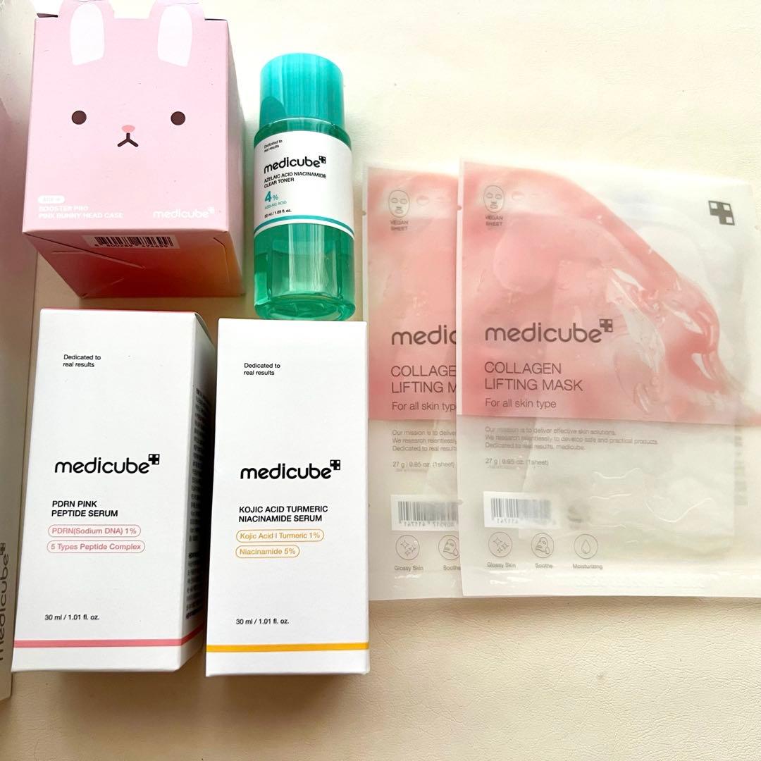 Medicube ブースタープロ ピンク うさぎ キャップ付　6点セット