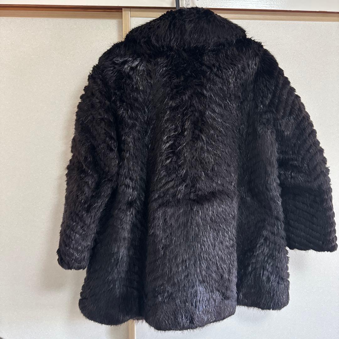 EMBA 日本製 黒ビーバーファーコート Best Quality サイズ11号