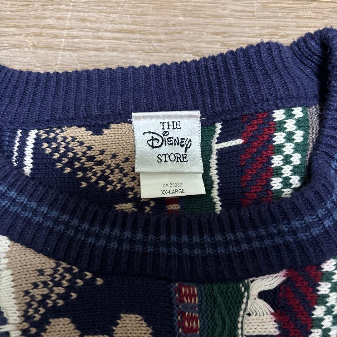90s ミッキー　3Dニット　coogie クージー　ディズニー　セーター