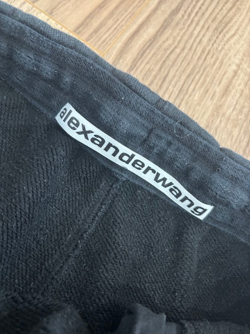 アレキサンダーワン セットアップ ロゴ スウェット ブラック XS