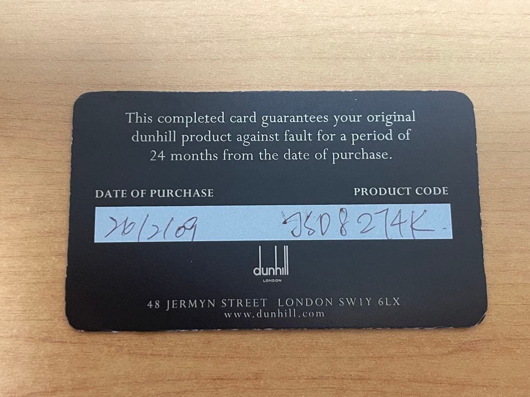 dunhill オニキス  カフリンクス ブラック