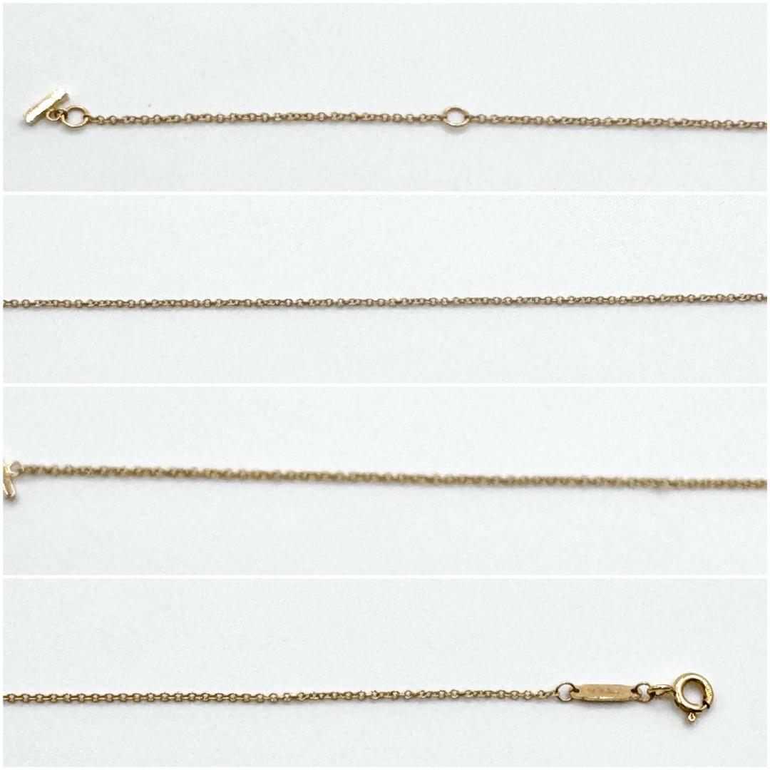 【美品】ティファニー Tスマイル ネックレス ラージ 18金 ローズゴールド