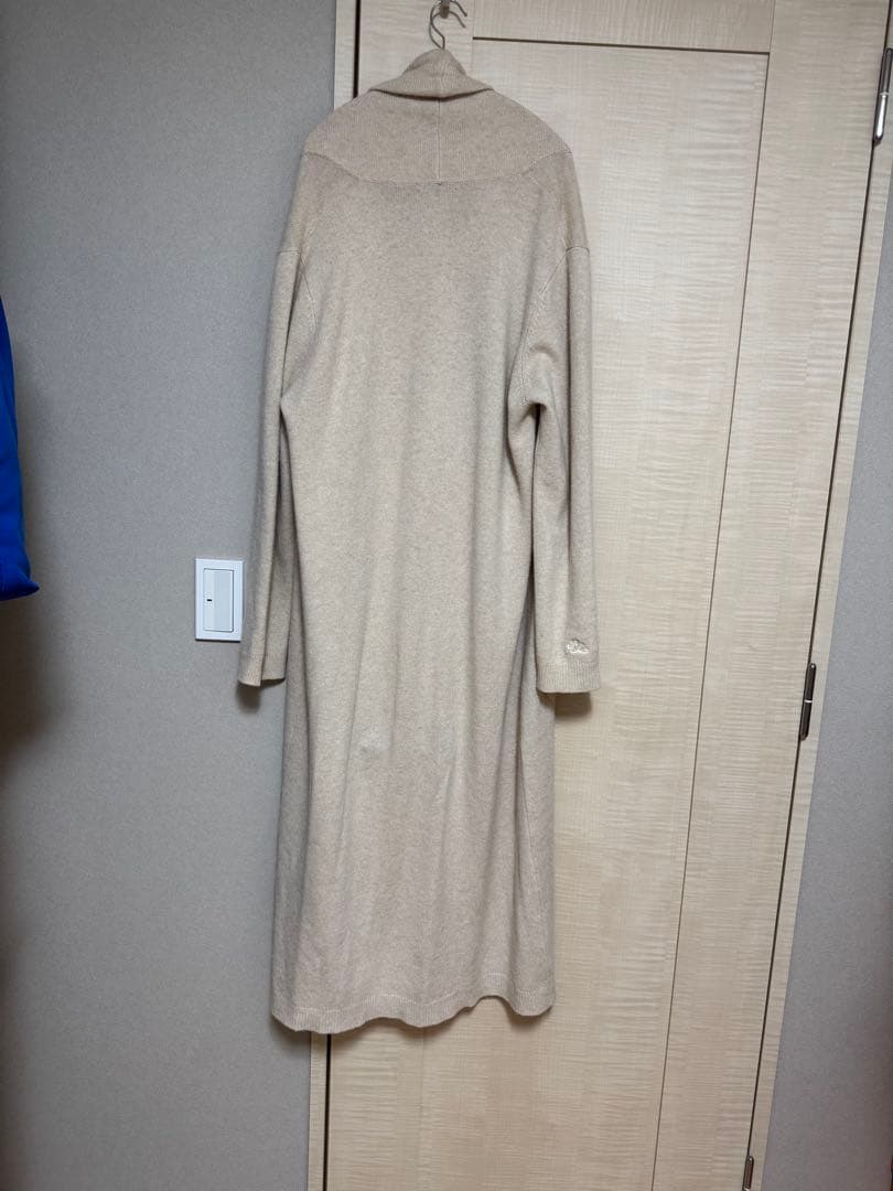 【最高級カシミヤ100%】ラルフローレン ロングガウンカーディガン RL刺繍 M