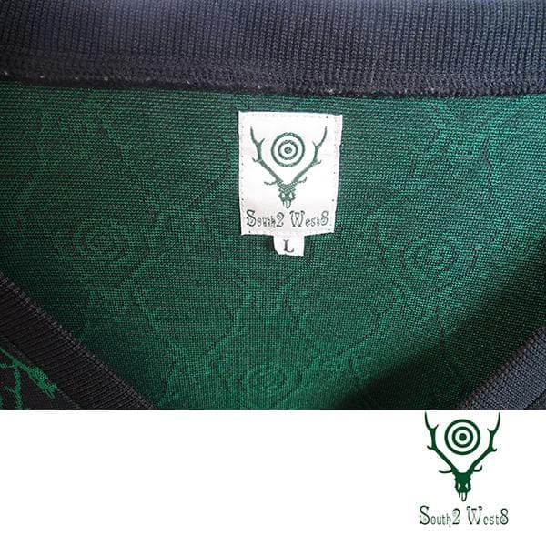 送料無料★美品★South2West8★サウスツーウエストエイト★Vネックシャツ