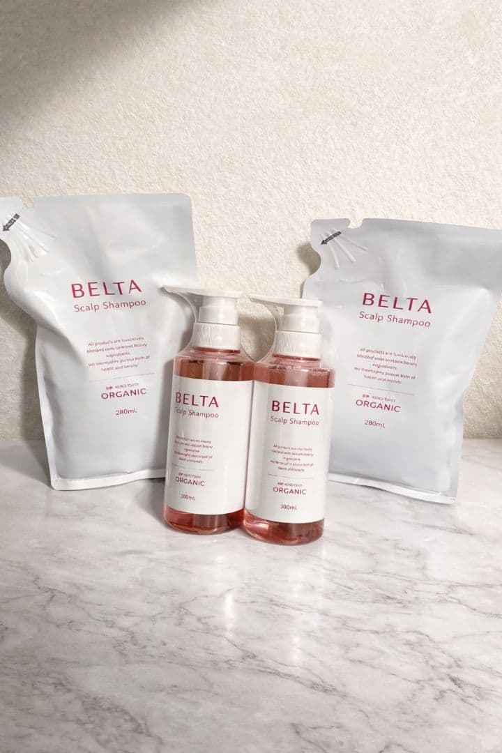 【最安値】BELTA スカルプシャンプー 本体2本+詰替え2袋　セット