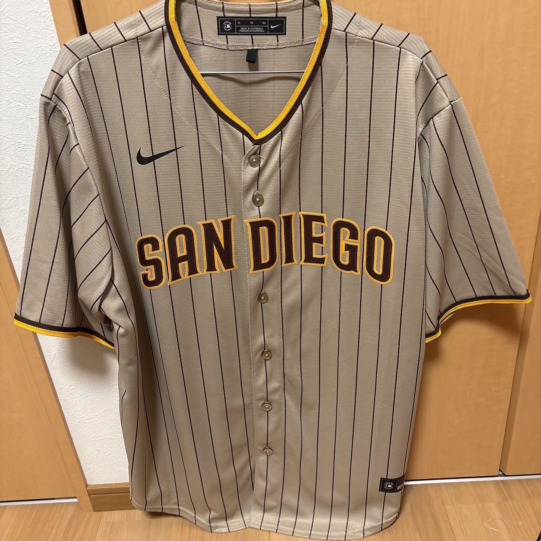 【未着用品】サンディエゴパドレス　背番号なし　ユニフォーム　XLサイズ