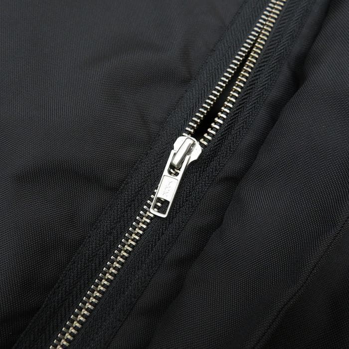 HACHE ナイロンパーカーコート40黒　イタリア製