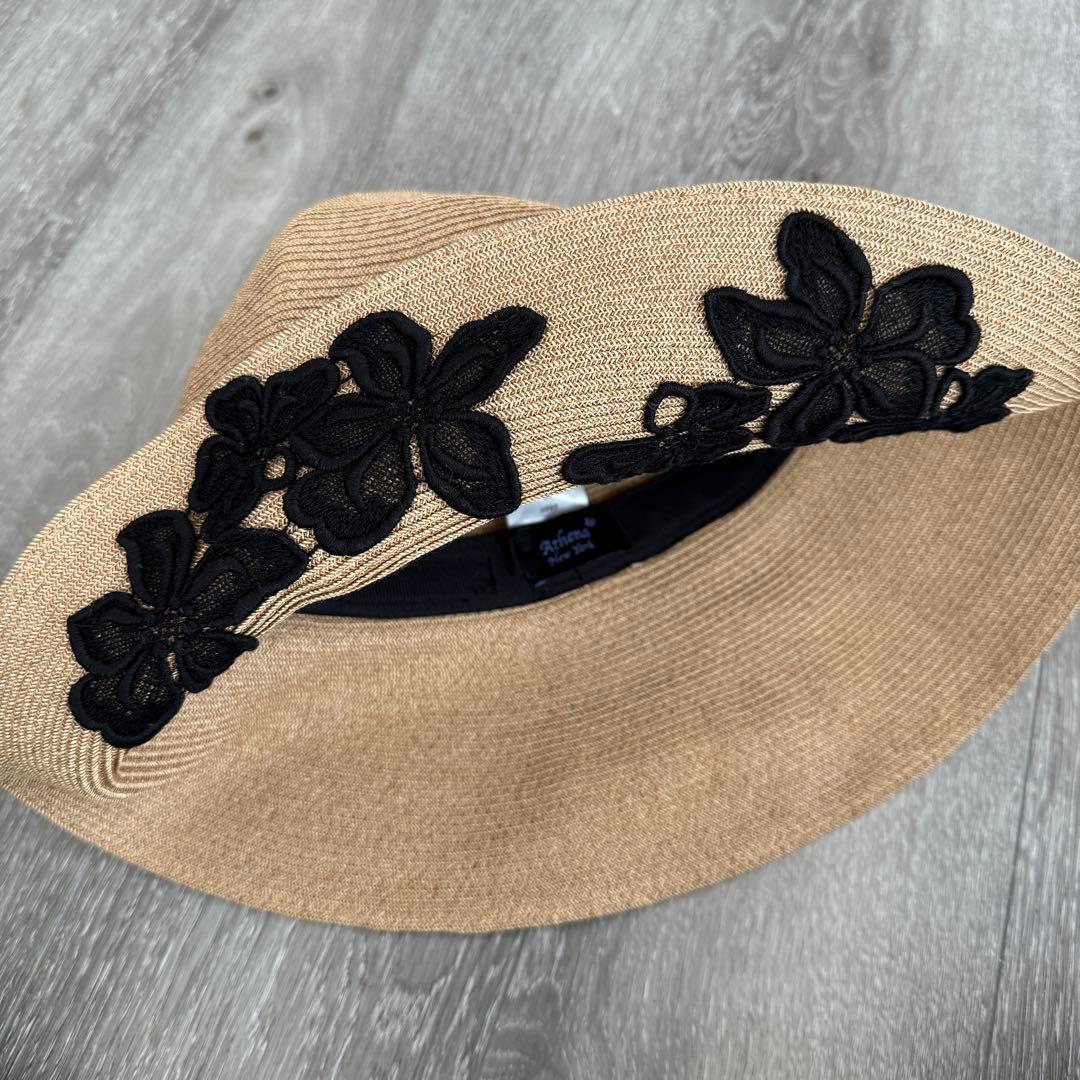 極美品　アシーナニューヨーク　アマンダ　amanda 刺繍　黒　定価の半額