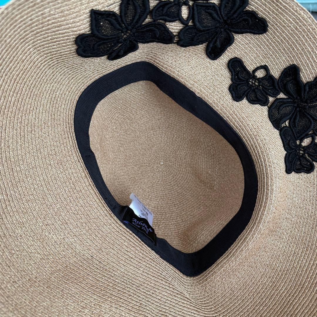 極美品　アシーナニューヨーク　アマンダ　amanda 刺繍　黒　定価の半額