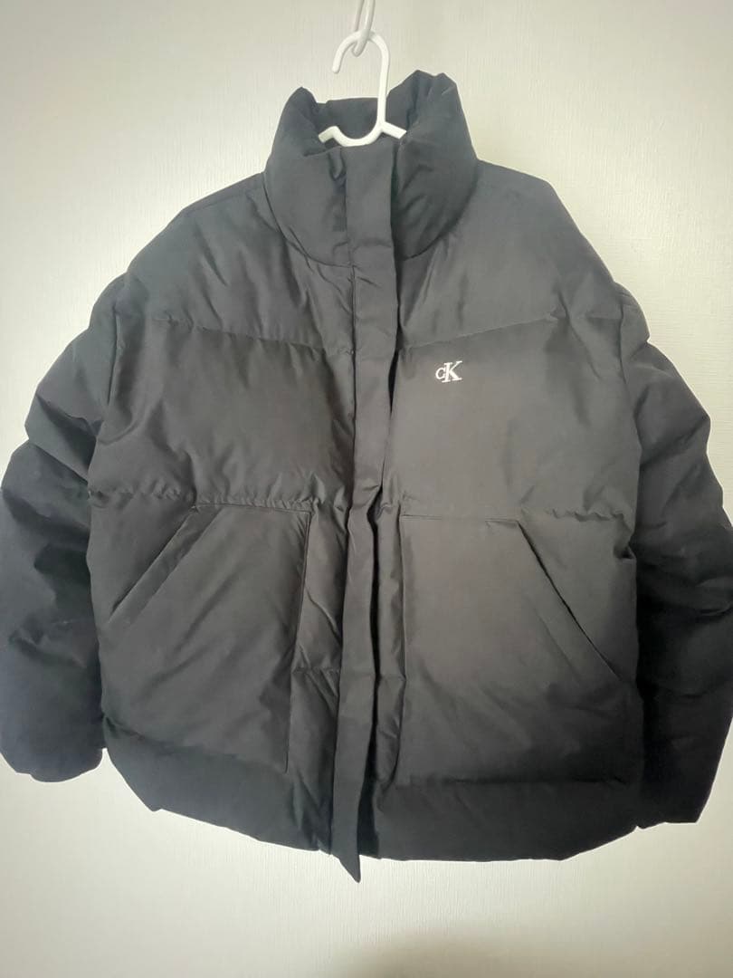 【M.com】cK 黒 ダウンジャケット