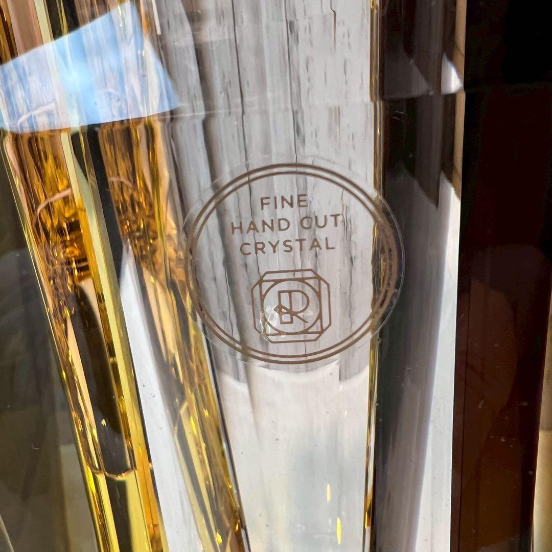 美品   フラワーベース 花瓶 クリスタル 箱付き