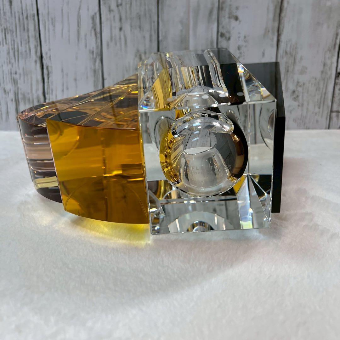 美品   フラワーベース 花瓶 クリスタル 箱付き