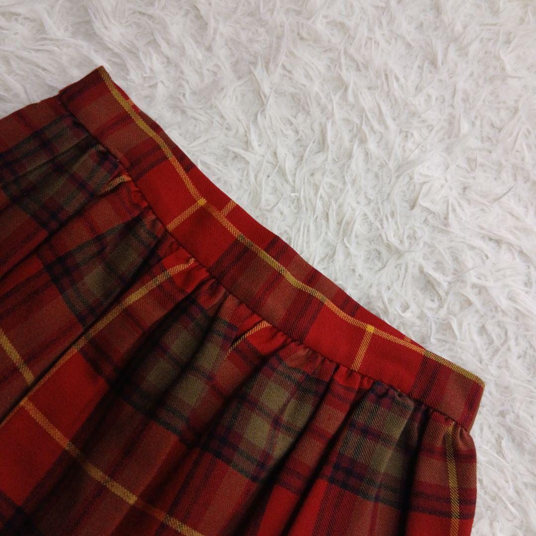 【Vivienne Westwood】変形 チェックミニスカート オーブボタン