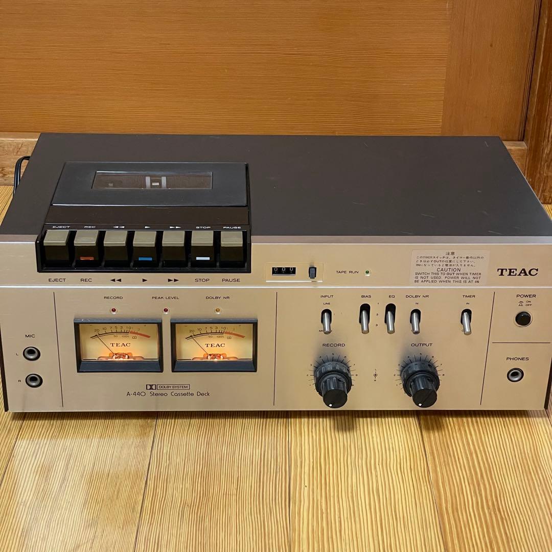 【美品‼︎】TEAC A-440 カセットデッキ