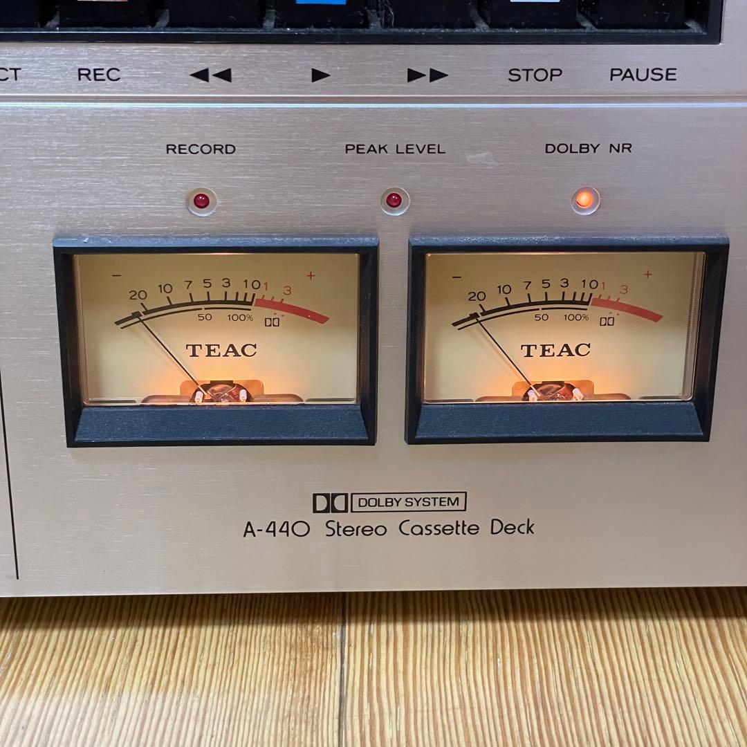 【美品‼︎】TEAC A-440 カセットデッキ