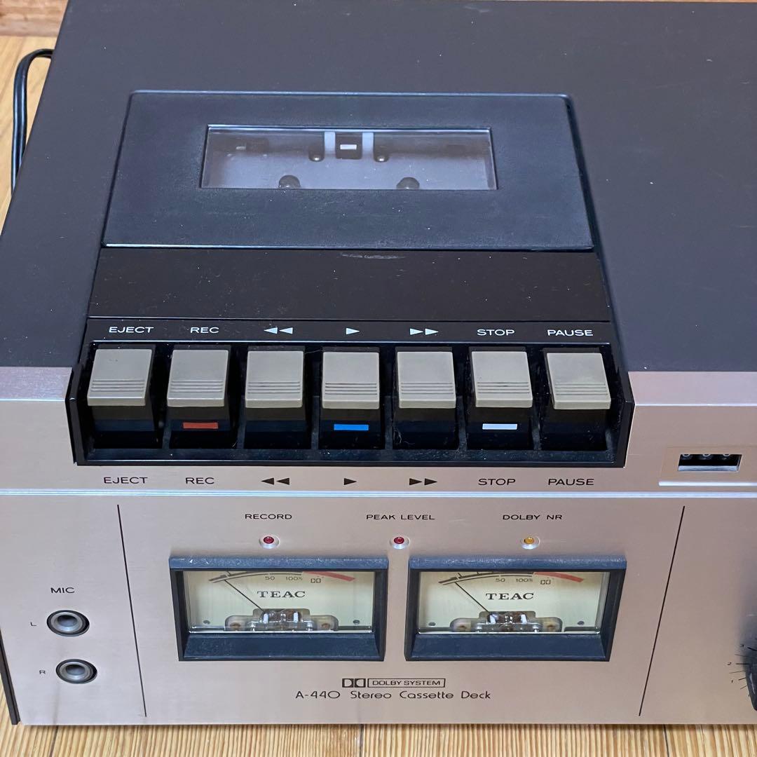 【美品‼︎】TEAC A-440 カセットデッキ