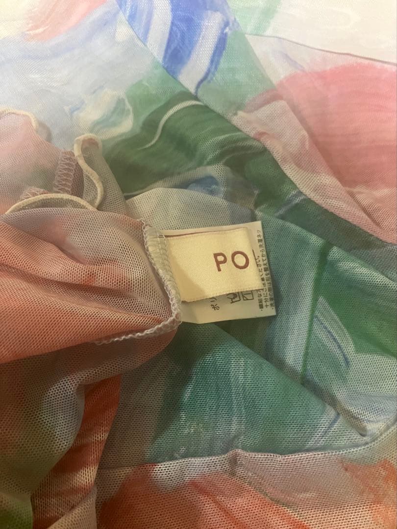 POPPY　スワンシースルートップス　あさぎーにょ