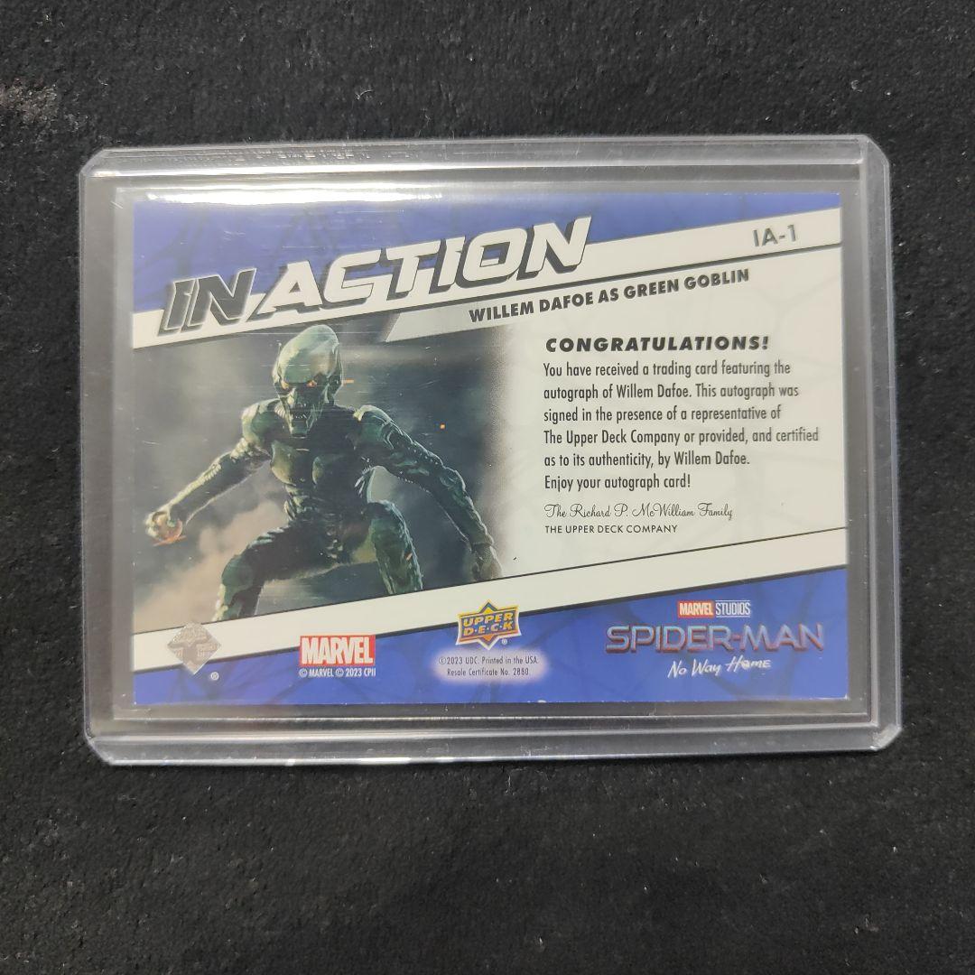 スパイダーマン　ノー・ウェイ・ホーム　グリーンゴブリン　サインカード