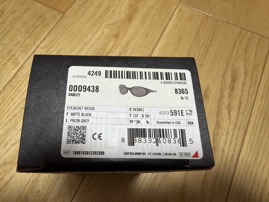 小物 Oakley eyejacket Redux Matte Black