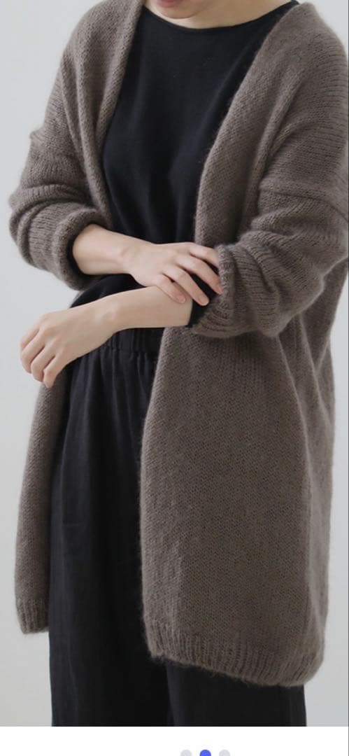 エヴァムエヴァ グ シルクモヘアローブ