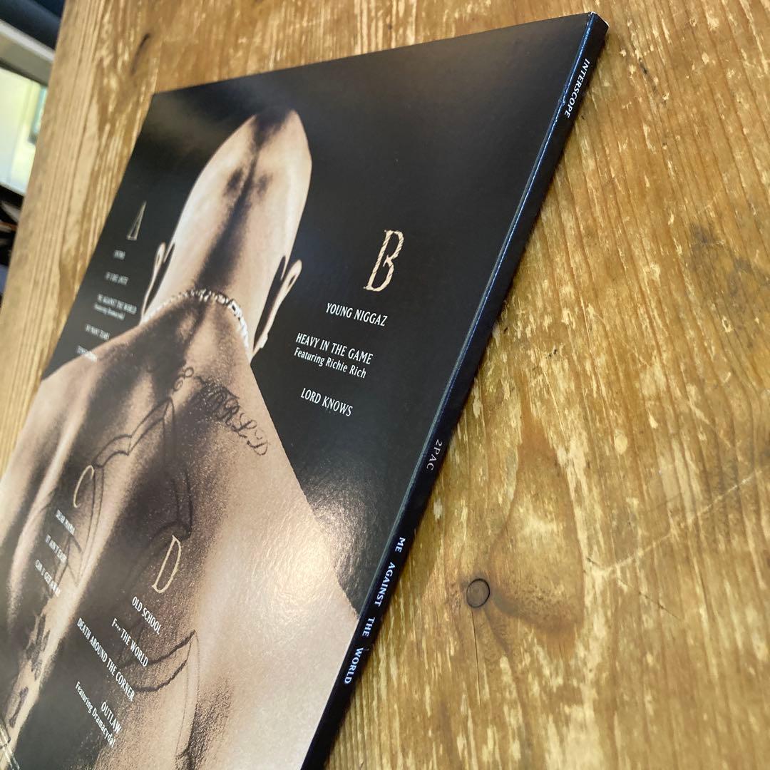 2PAC ME AGAINST THE WORLD LPレコード USオリジナル