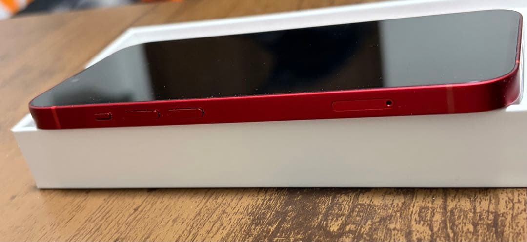 【SIMフリー】iPhone 13 RED 128GB 最大容量75%