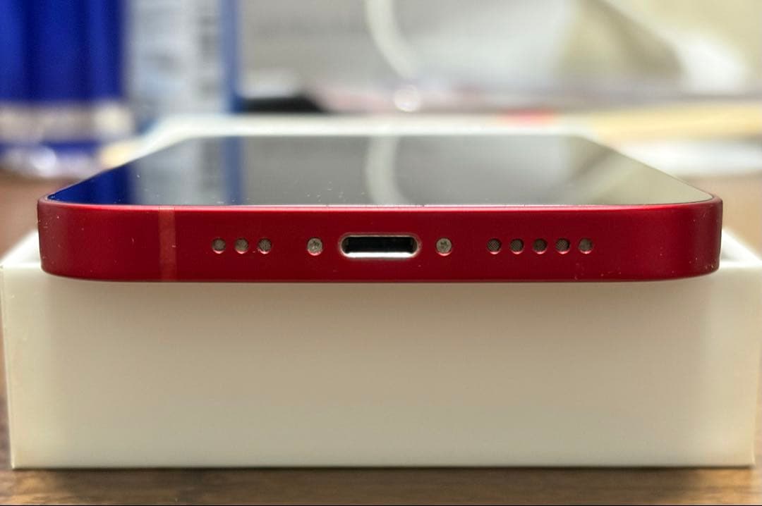 【SIMフリー】iPhone 13 RED 128GB 最大容量75%