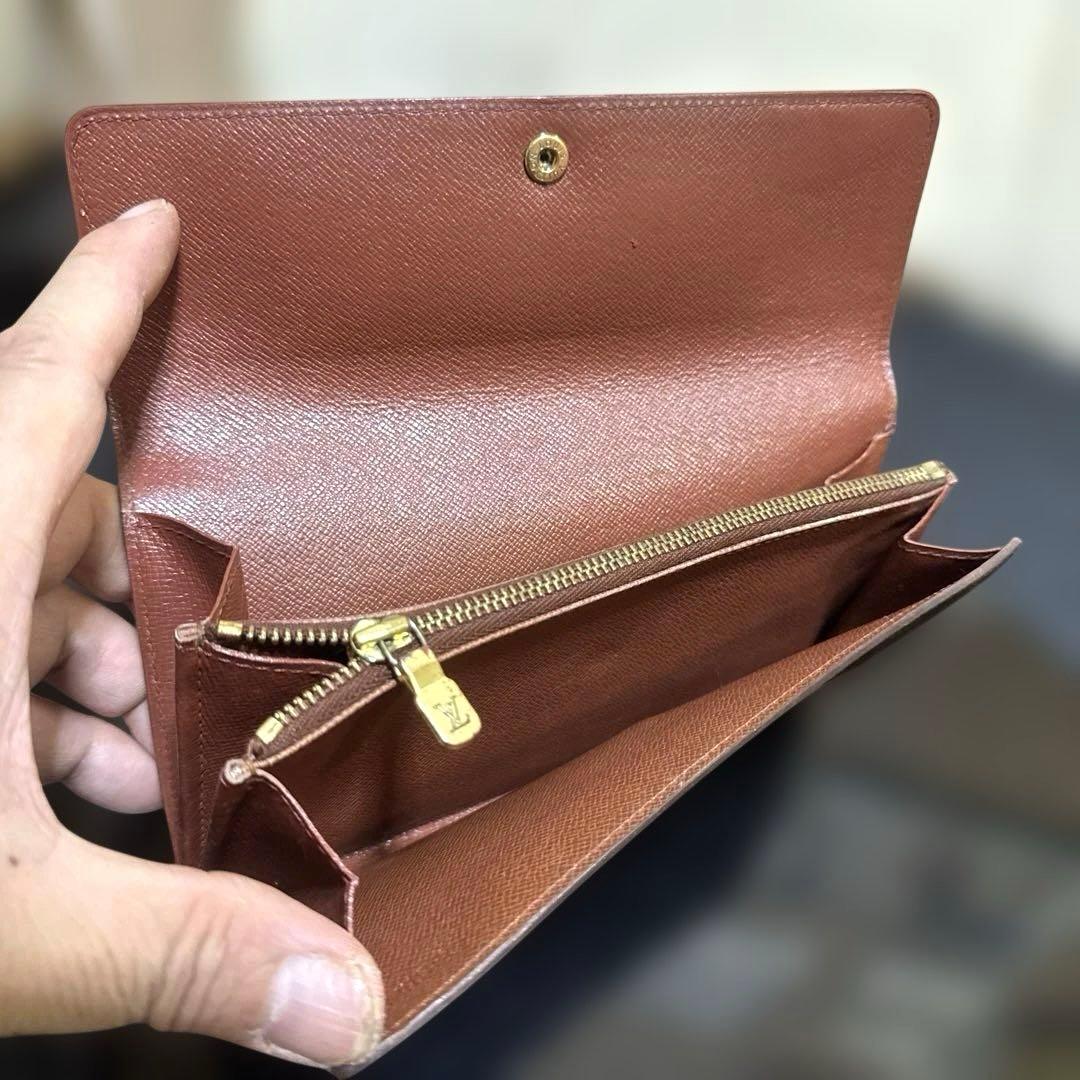 ⑦☆良品☆フラットタイプ♪サラ長財布